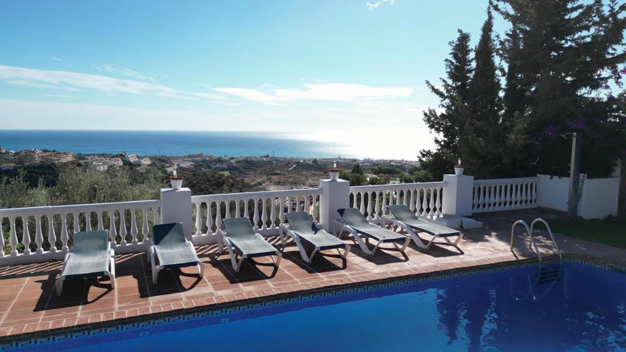 Gran Villa Con Vistas Al Mar Y Piscina Privada Μάλαγα Εξωτερικό φωτογραφία