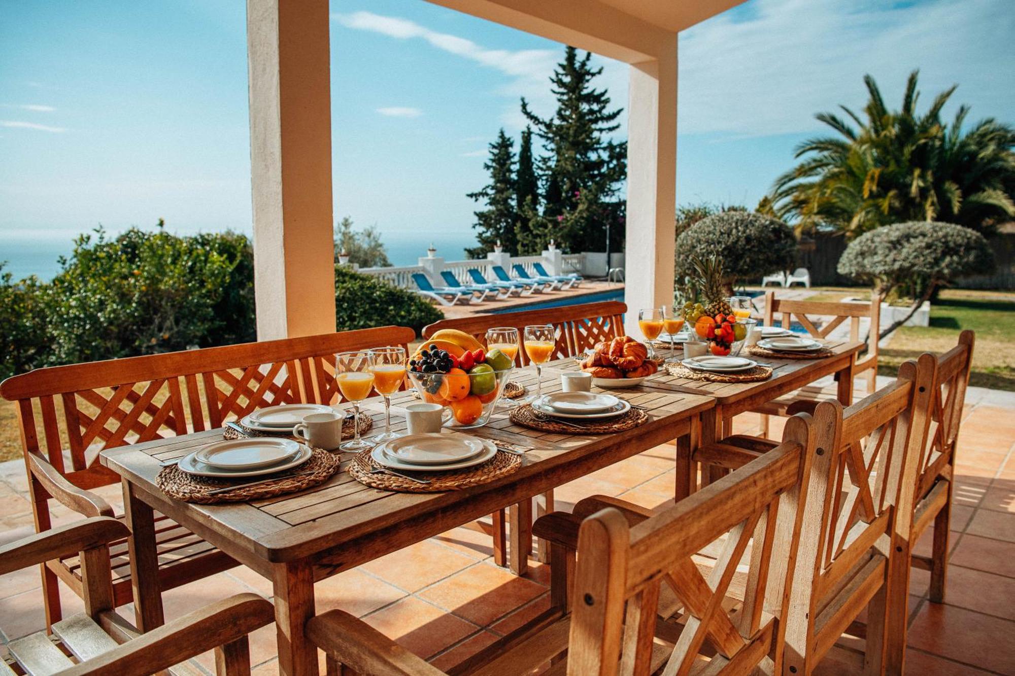 Gran Villa Con Vistas Al Mar Y Piscina Privada Μάλαγα Εξωτερικό φωτογραφία