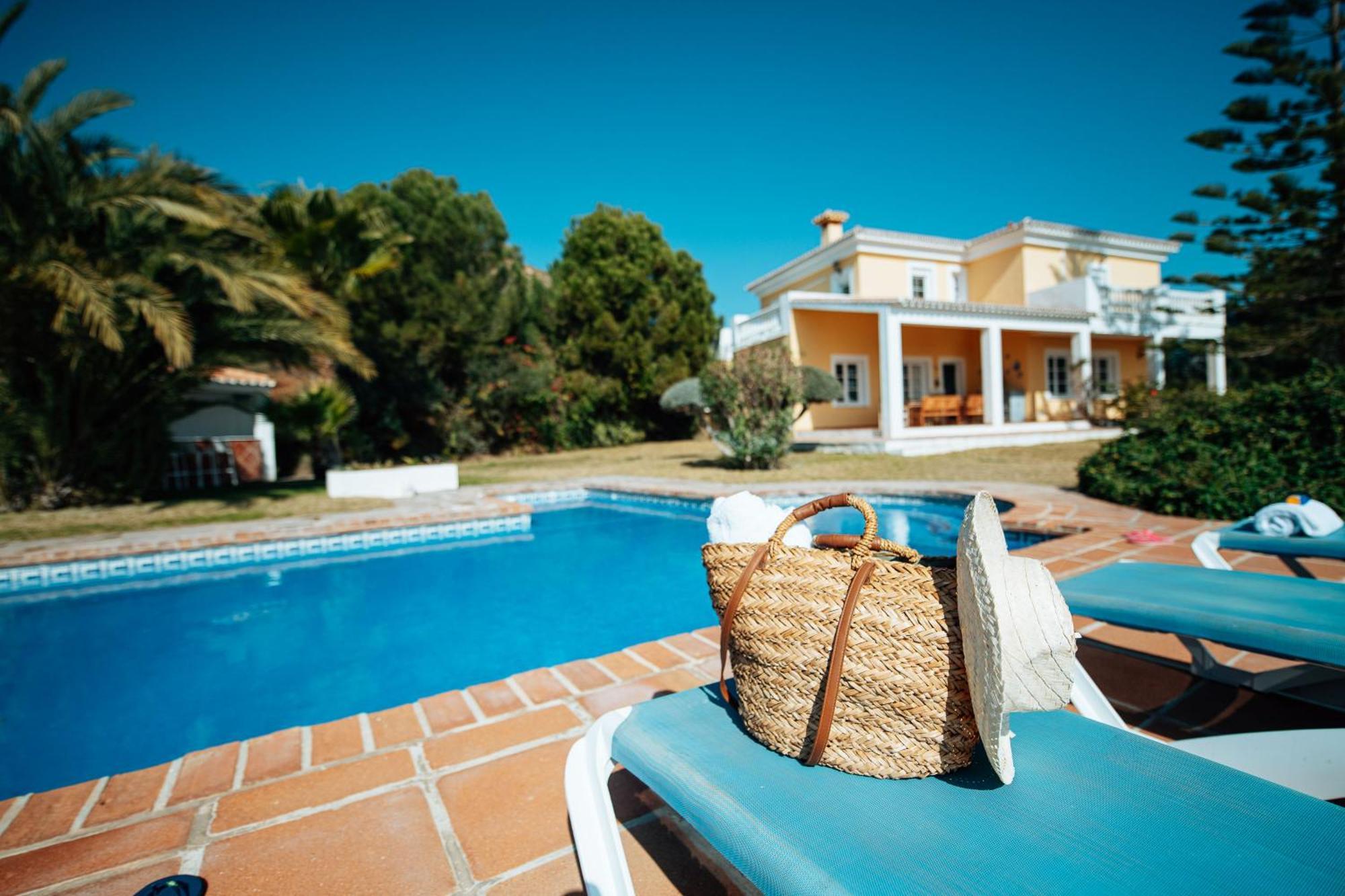 Gran Villa Con Vistas Al Mar Y Piscina Privada Μάλαγα Εξωτερικό φωτογραφία
